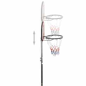 Basketbalový koš černý 216–250 cm polyethylen - obrázek 8