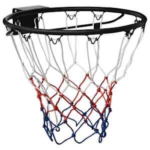 vidaXL korvpallikorv, must, 45 cm, teras