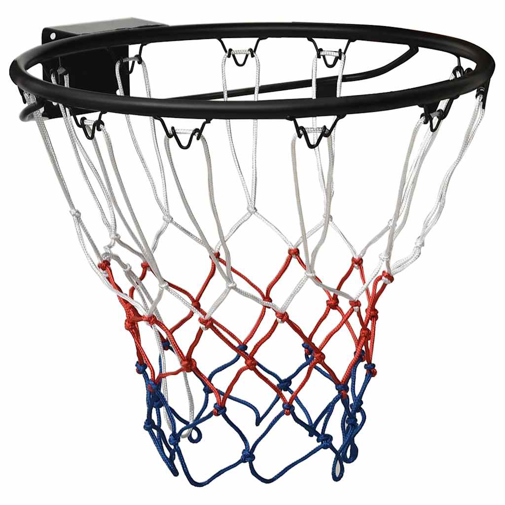 vidaXL Basketbalová obroučka černá 45 cm ocel