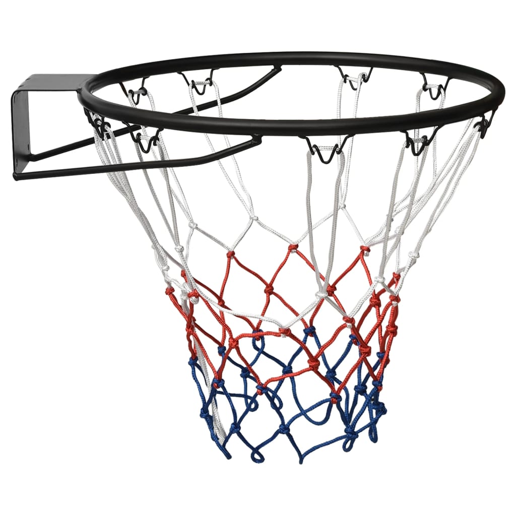 Basketbalring 45 cm staal zwart