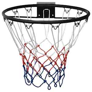 Basketbalová obroučka černá 45 cm ocel - obrázek 2