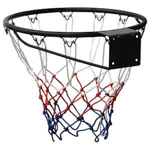 Basketbalová obroučka černá 45 cm ocel - obrázek 4