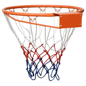 Basketbalová obroučka oranžová 39 cm ocel - obrázek 4