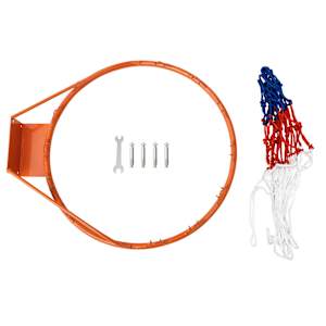 Basketbalová obroučka oranžová 39 cm ocel - obrázek 6