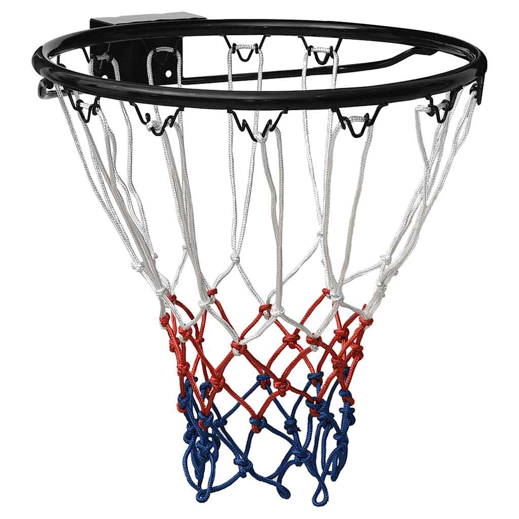 vidaXL Basketbalový kôš čierny 39 cm oceľ