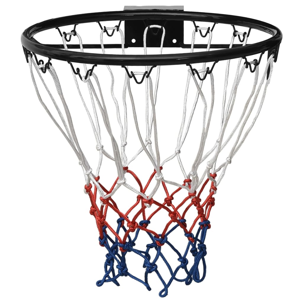 Basketbalring 39 cm staal zwart