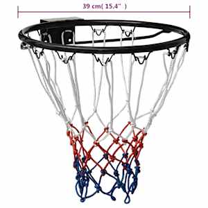Basketbalová obroučka černá 39 cm ocel - obrázek 7