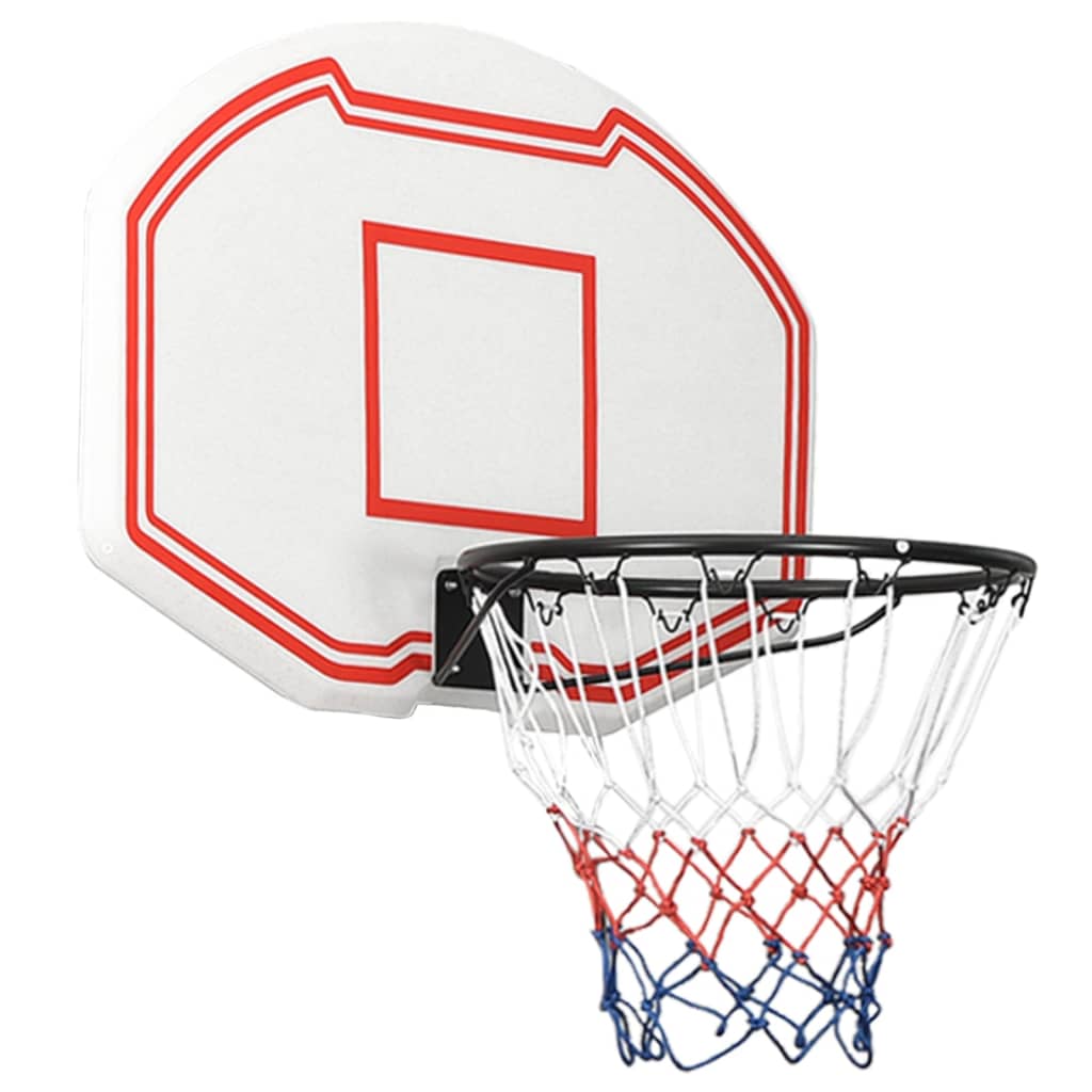 #3 - vidaXL basketballkurv med plade 90x60x2 cm polyethylen hvid