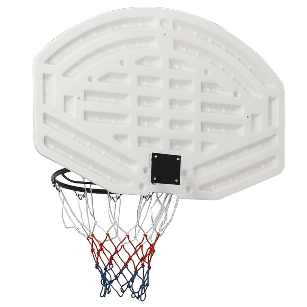 Basketbalový koš bílý 90x60x2 cm polyethylen