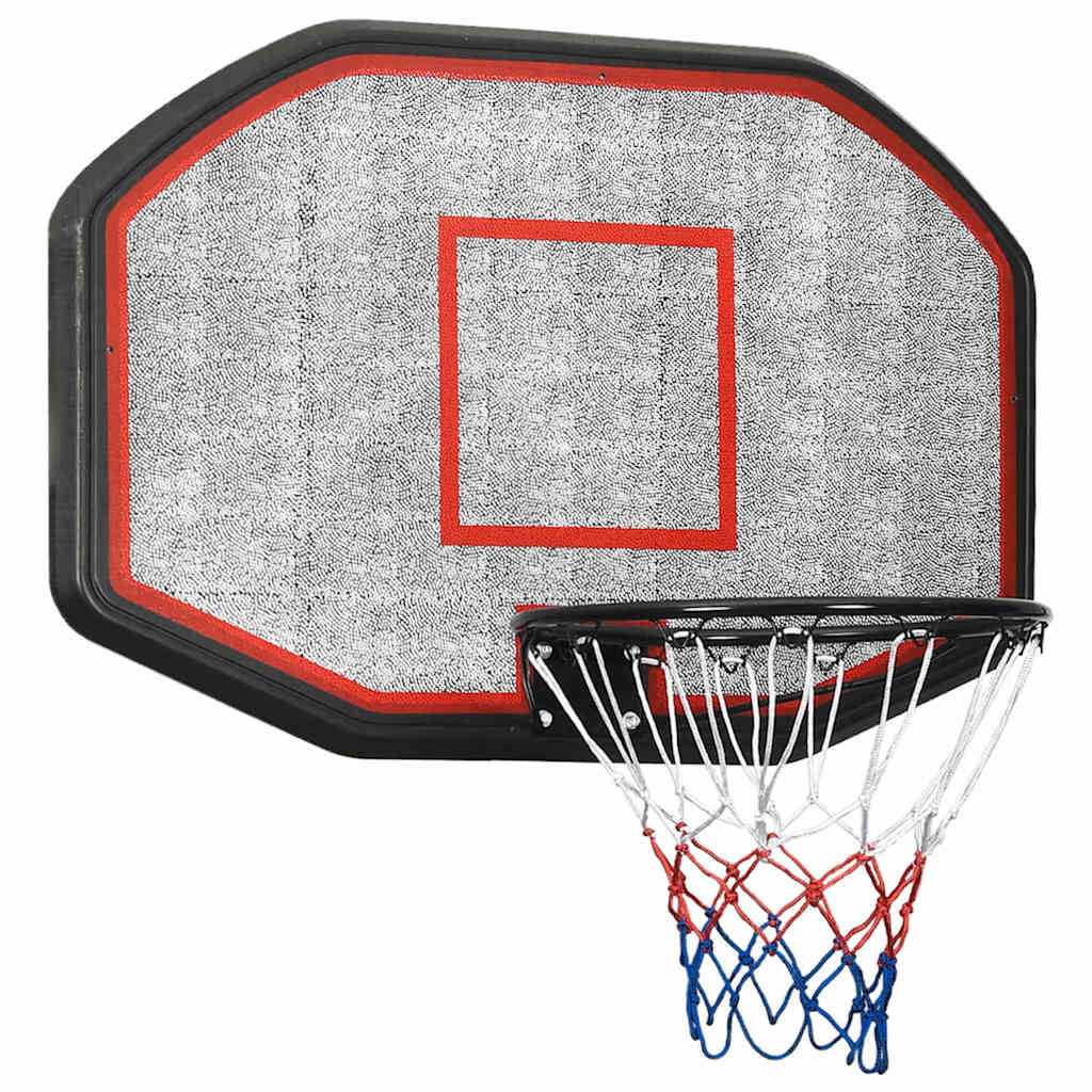 vidaXL Basketbalový koš černý 109 x 71 x 3 cm polyethylen