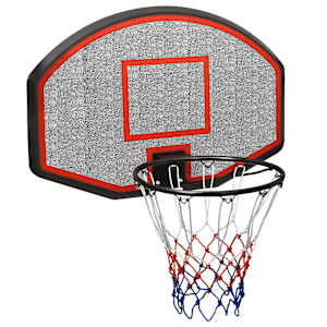 Košarkarska tabla črna 90x60x2 cm polieten