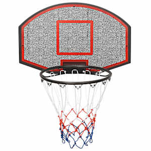 Basketbalový koš černý 71 x 45 x 2 cm polyethylen - obrázek 3
