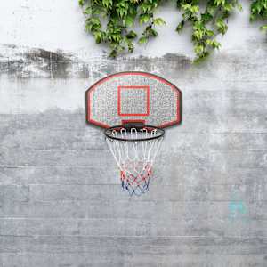 Basketbalový koš černý 71 x 45 x 2 cm polyethylen - obrázek 1