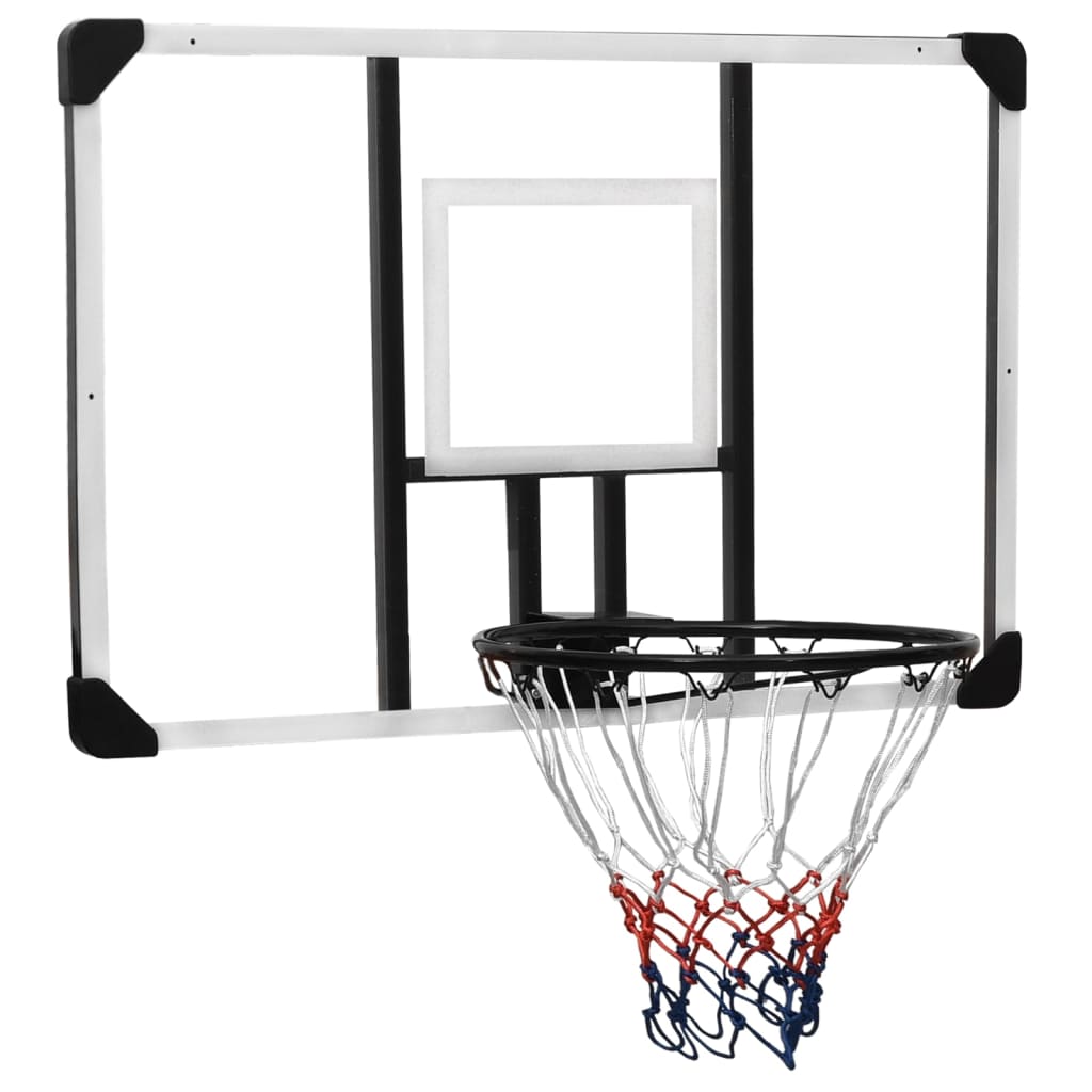 Petrashop  Basketbalový koš s průhlednou deskou 106x69x3 cm polykarbonát