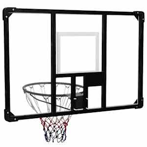Basketbalový koš s průhlednou deskou 106x69x3 cm polykarbonát - obrázek 4