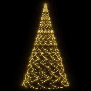 vidaXL Christmas Tree on Flagpole Warm White 3000 LEDs 800 cm