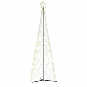 vidaXL j&otilde;uluk&auml;bid soe valge 500 LED-iga 100 x 300 cm