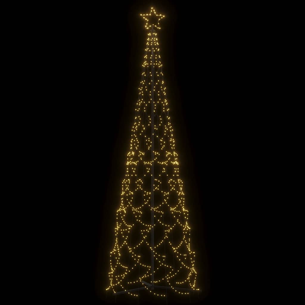 Christmas Cone Tree Warm White 500 LEDs 3x10 ft - Image 3