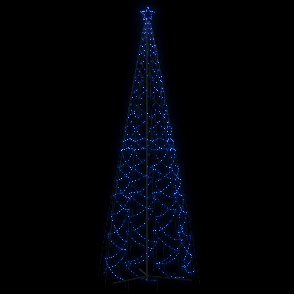 Christmas Cone Tree Blue 1400 LEDs 5x16 ft - Image 3