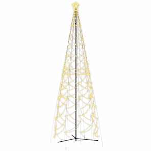 Vánoční stromeček z kužele teplá bílá 1400 LED diod 160 x 500 cm - obrázek 2
