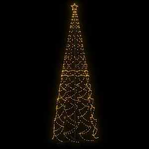 Vánoční stromeček z kužele teplá bílá 1400 LED diod 160 x 500 cm - obrázek 3