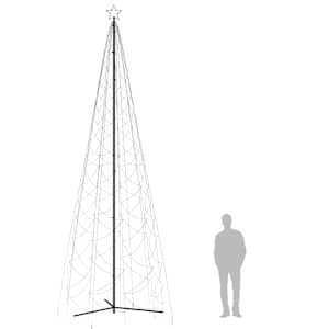 Vánoční stromeček z kužele teplá bílá 1400 LED diod 160 x 500 cm - obrázek 8