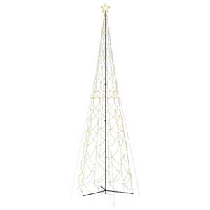 vidaXL j&otilde;uluk&auml;bikuusk soe valge 3000 LED-i 230 x 800 cm