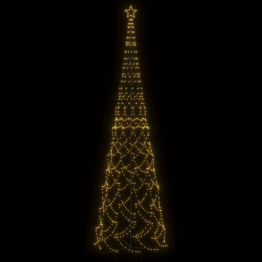 Christmas Cone Tree Warm White 3000 LEDs 8x26 ft - Image 3