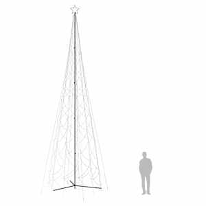 Vánoční stromeček z kužele teplá bílá 3000 LED 230 x 800 cm - obrázek 8
