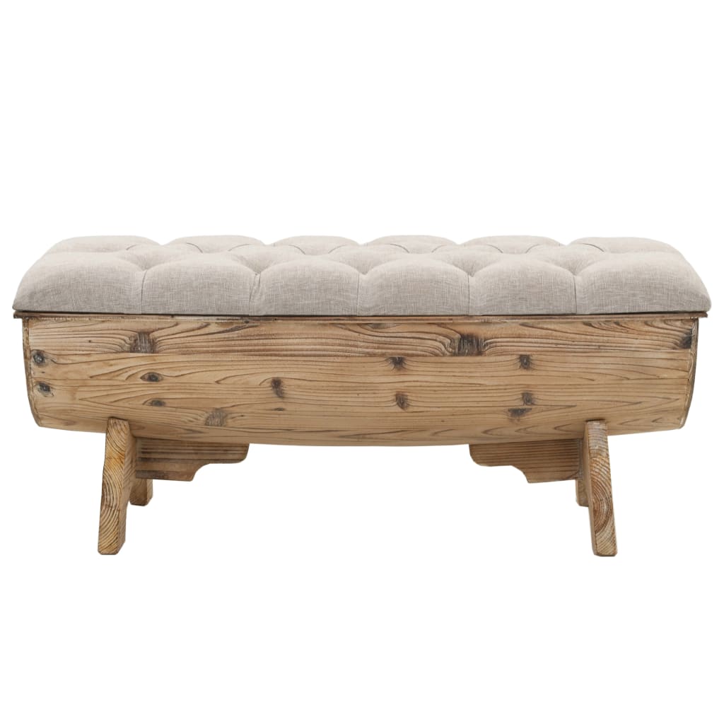 vidaXL - Opslagbank - 103 - cm - Massief - Hout - Vuren