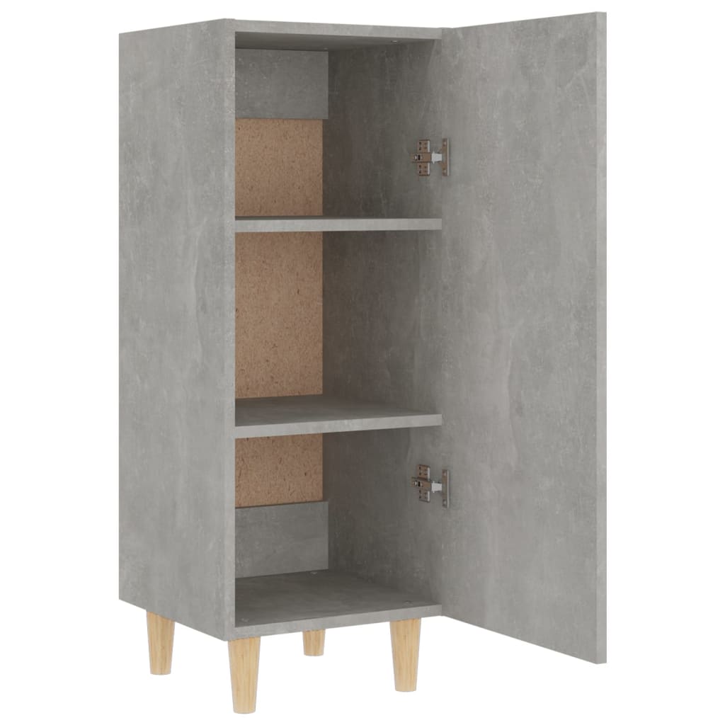 Skříň highboard betonově šedá 35x34x180 cm kompozitní dřevo