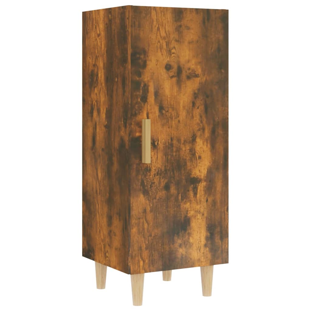 Skříň highboard kouřový dub 35 x 34 x 180 cm kompozitní dřevo