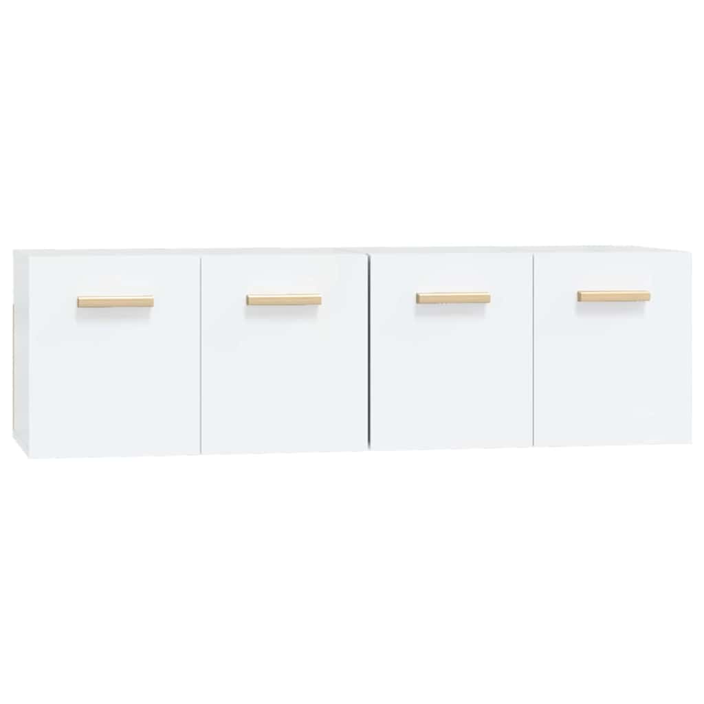 vidaXL Nástěnné skříňky 2 ks bílé 60x36,5x35 cm kompozitní dřevo