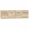 vidaXL seinakapid, 2 tk, Sonoma tamm, 60 x 36,5 x 35 cm, tehispuit