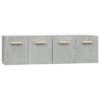 vidaXL seinakapid, 2 tk, betoonhall, 60x36,5x35 cm, tehispuit