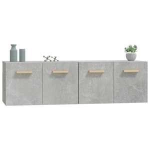 Nástěnné skříňky 2 ks betonově šedé 60x36,5x35 cm kompozit - obrázek 4