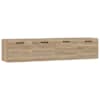 vidaXL seinakapid, 2 tk, Sonoma tamm, 60 x 36,5 x 35 cm, tehispuit