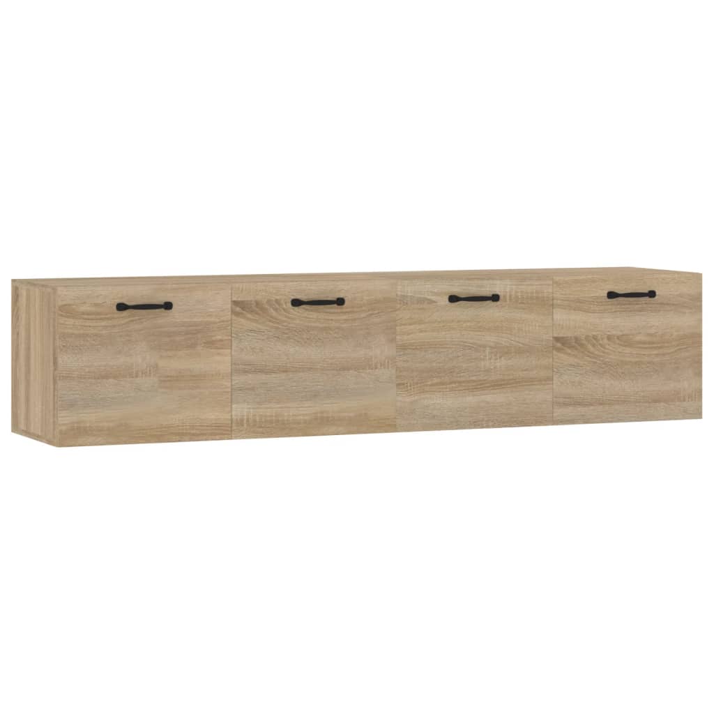 vidaXL Nástěnné skříňky 2 ks dub sonoma 60 x 36,5 x 35 cm kompozit