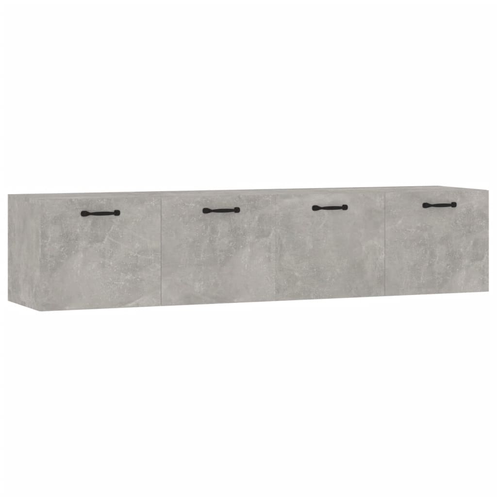vidaXL Nástěnné skříňky 2 ks betonově šedé 60x36,5x35 cm kompozit