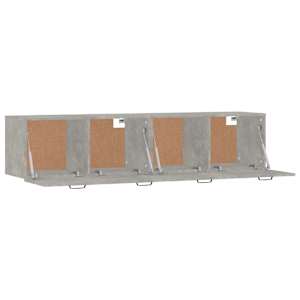 Nástěnné skříňky 2 ks betonově šedé 60x36,5x35 cm kompozit - obrázek 5
