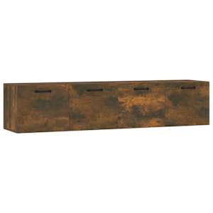 Nástěnné skříňky 2 ks kouřový dub 60 x 36,5 x 35 cm kompozit - obrázek 2