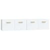 vidaXL seinakapid 2 tk, valge, 80x35x36,5 cm, tehispuit