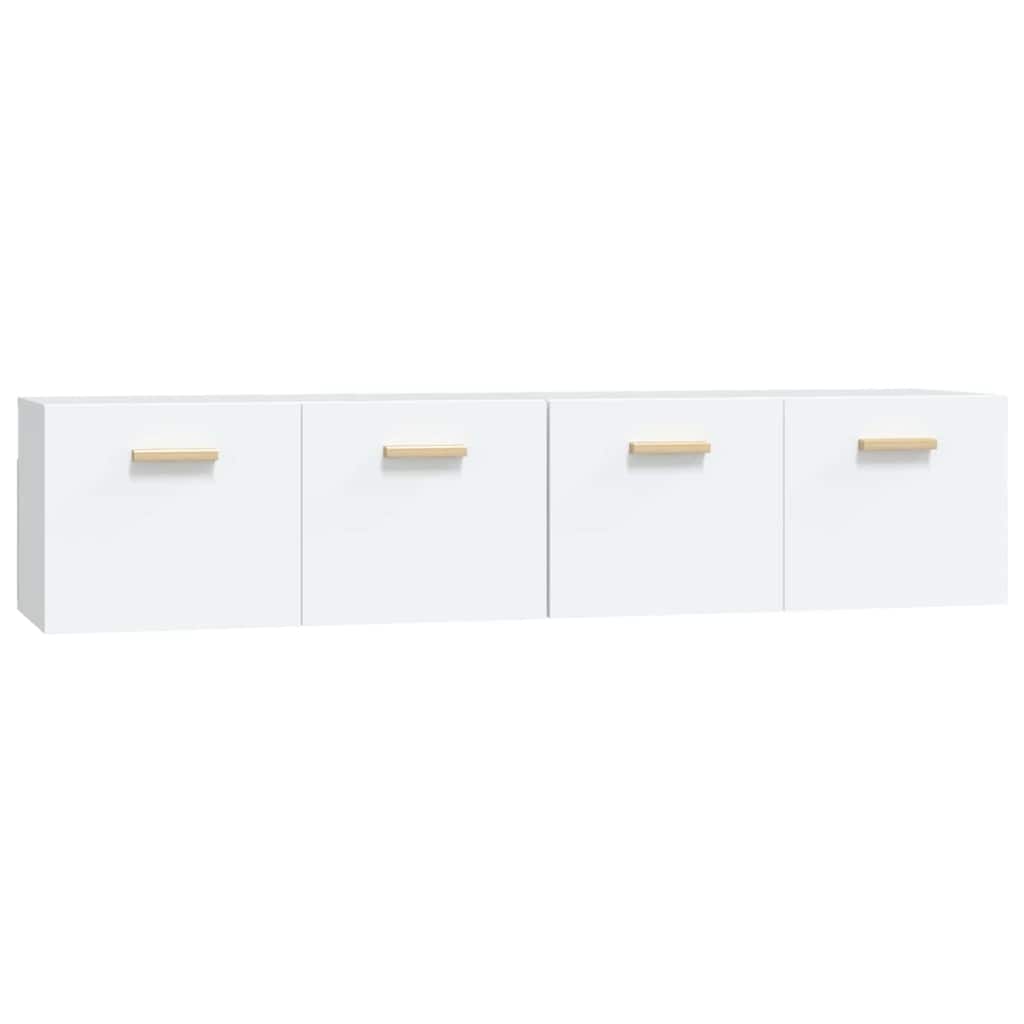 vidaXL Nástěnné skříňky 2 ks bílé 80 x 35 x 36,5 cm kompozitní dřevo
