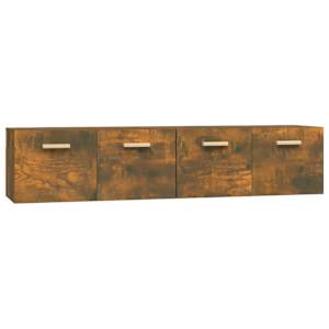 Nástěnné skříňky 2 ks kouřový dub 80 x 35 x 36,5 cm kompozit - obrázek 2