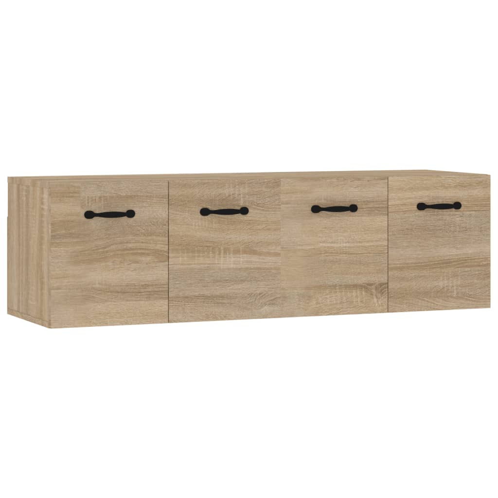 vidaXL Nástěnné skříňky 2 ks dub sonoma 80x35x36,5 cm kompozitní dřevo