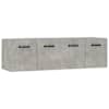 vidaXL seinakapp, 2 tk, betoonhall, 80x35x36,5 cm, tehispuit