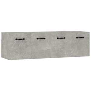 Nástěnné skříňky 2 ks betonově šedé 80 x 35 x 36,5 cm kompozit - obrázek 2