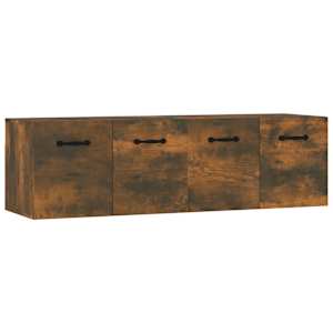 Nástěnné skříňky 2 ks kouřový dub 80 x 35 x 36,5 cm kompozit - obrázek 2