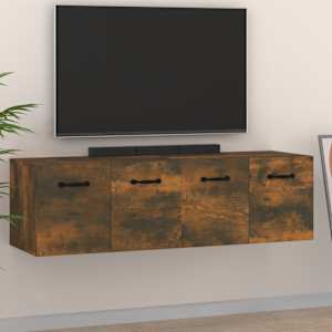 Nástěnné skříňky 2 ks kouřový dub 80 x 35 x 36,5 cm kompozit - obrázek 1