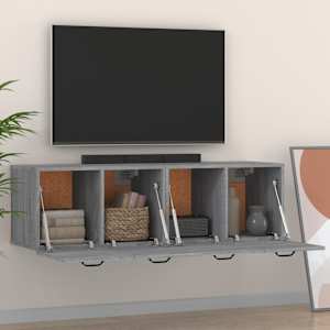 vidaXL Armoires murales 2 pcs Sonoma gris 80x35x36,5 cm